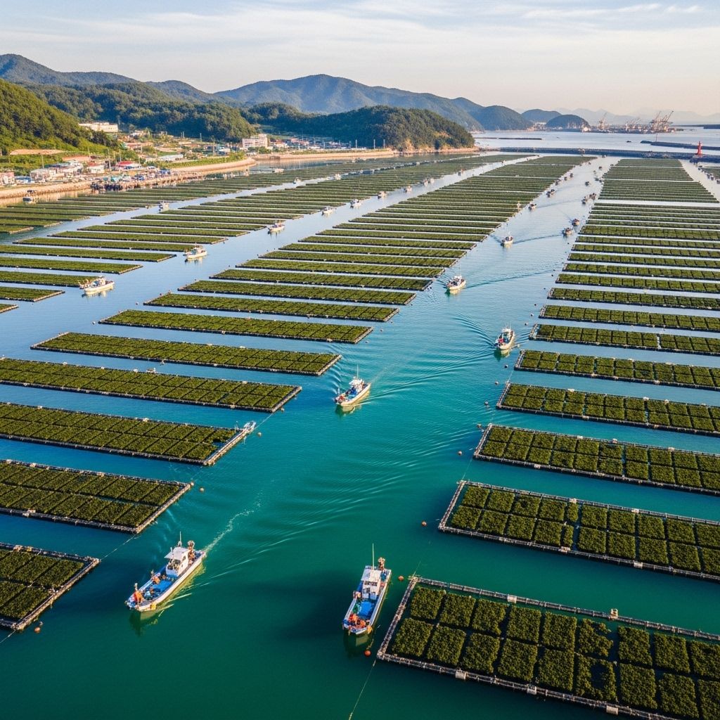 Explore the remarkable traditions, innovations, and environmental benefits behind South Korea’s booming seaweed farming industry.