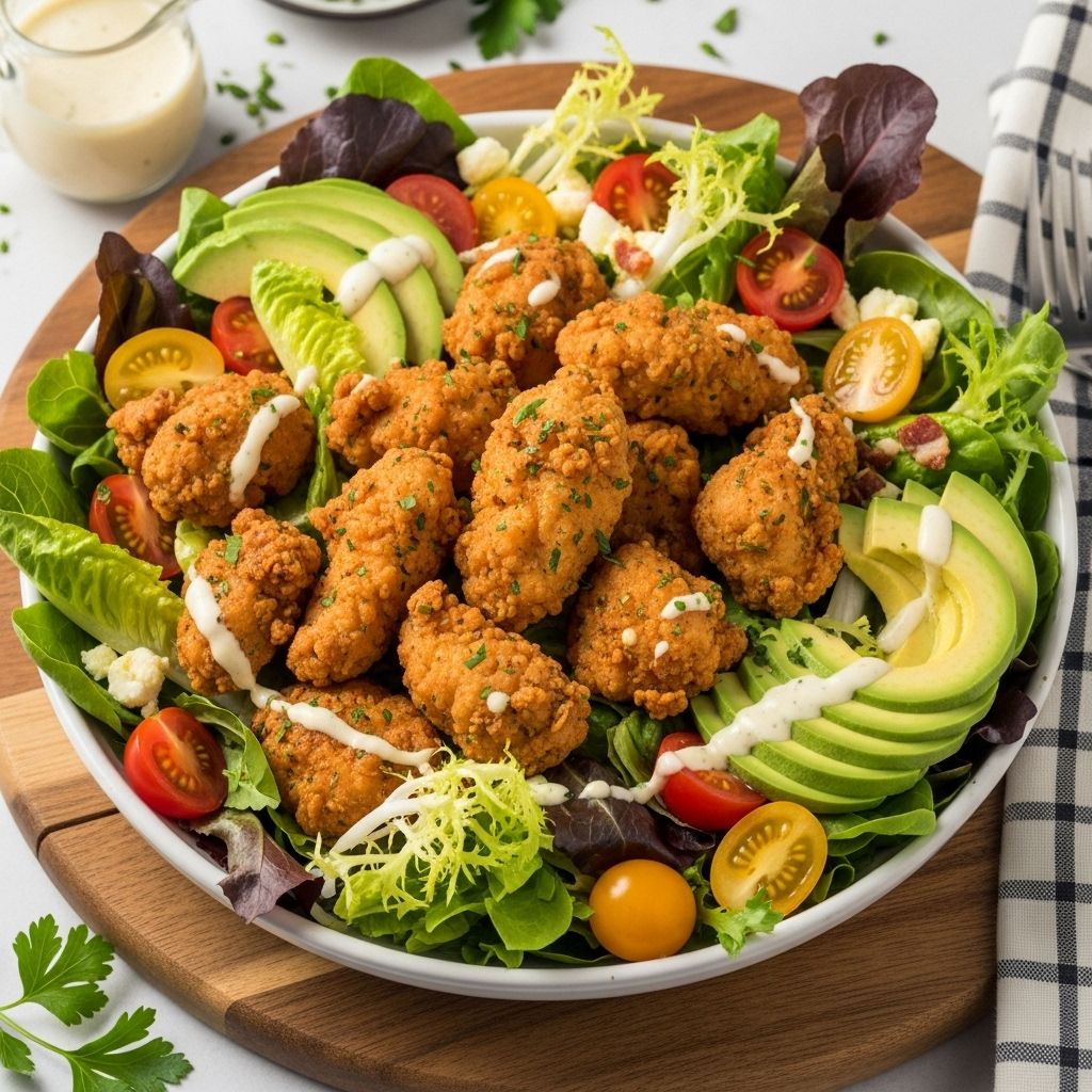 A satisfying crunch meets fresh garden ingredients for a taste-packed, balanced meal.