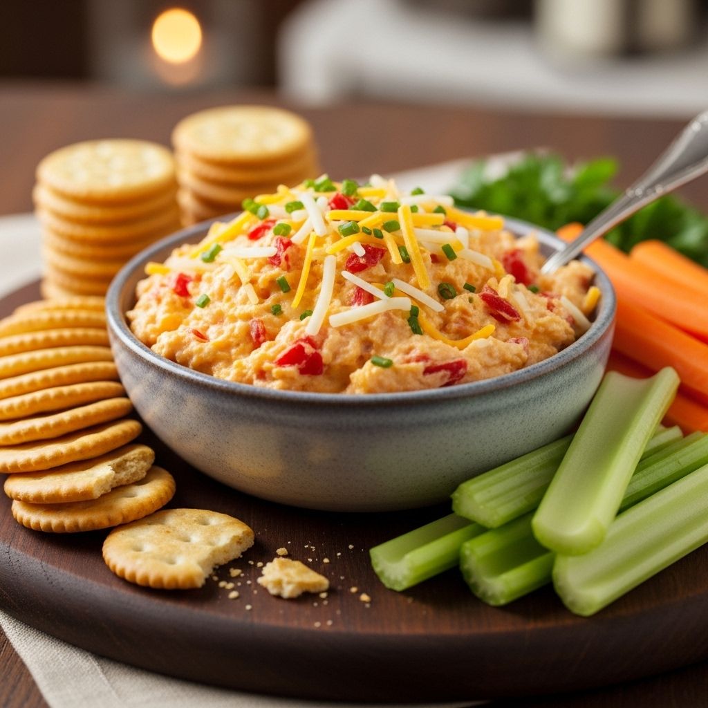 A creamy spread adding Southern charm to every gathering with flavors you can customize.
