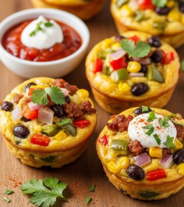 Discover a vibrant, nutrient-rich breakfast with Southwest Egg Muffins featuring beans, veggies, and bold seasonings.