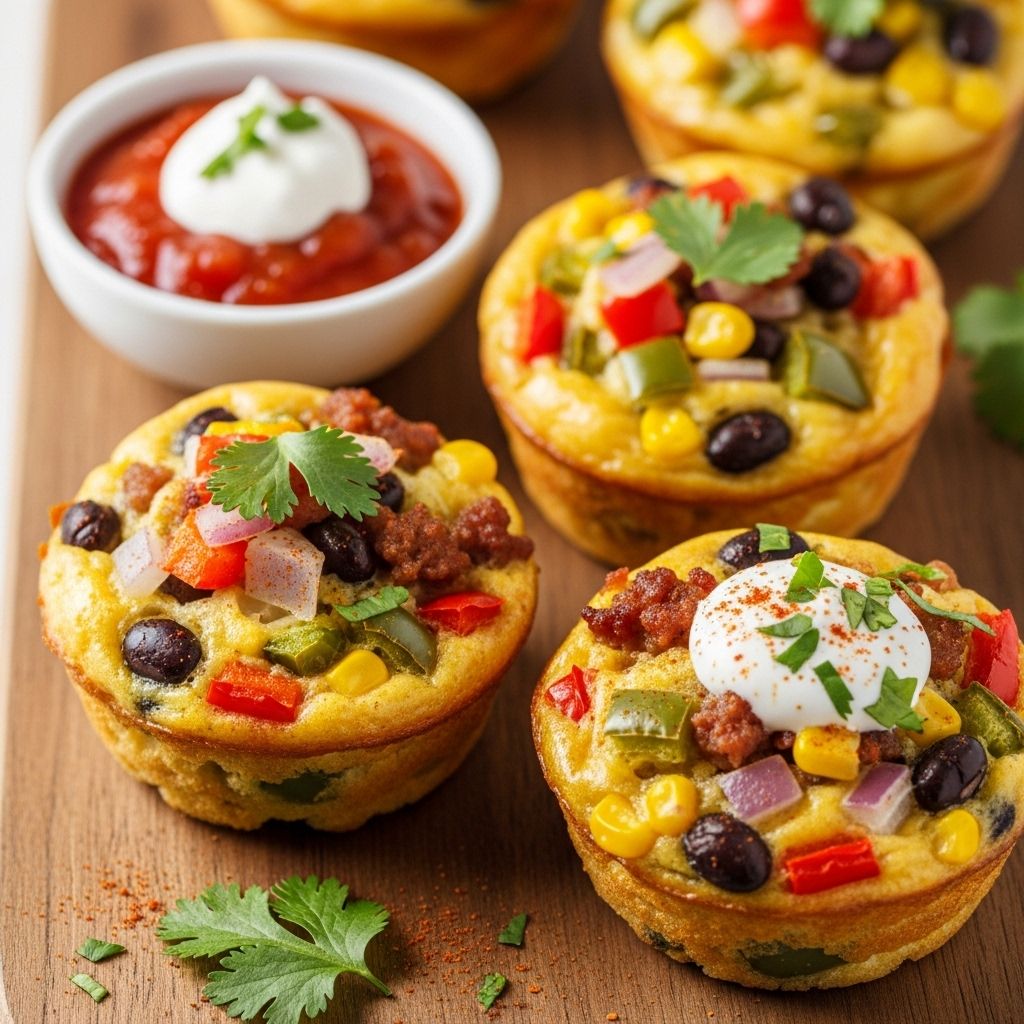Discover a vibrant, nutrient-rich breakfast with Southwest Egg Muffins featuring beans, veggies, and bold seasonings.