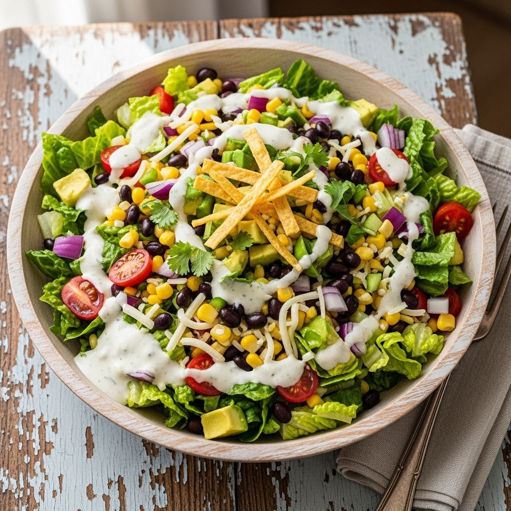 Southwestern Chopped Salad: Vibrant Flavors in Every Bite Customizable medley of vibrant flavors and textures for satisfying, healthy meals.
