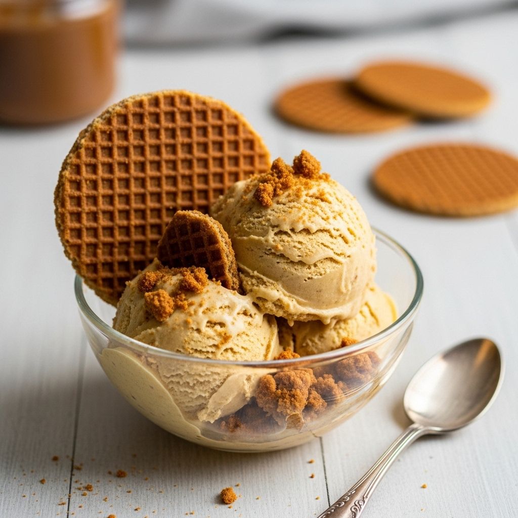 Warm spices meet chewy caramel swirls in a homemade indulgence.