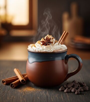 A velvety, cinnamon-kissed beverage blending heritage flavors for unforgettable comfort.