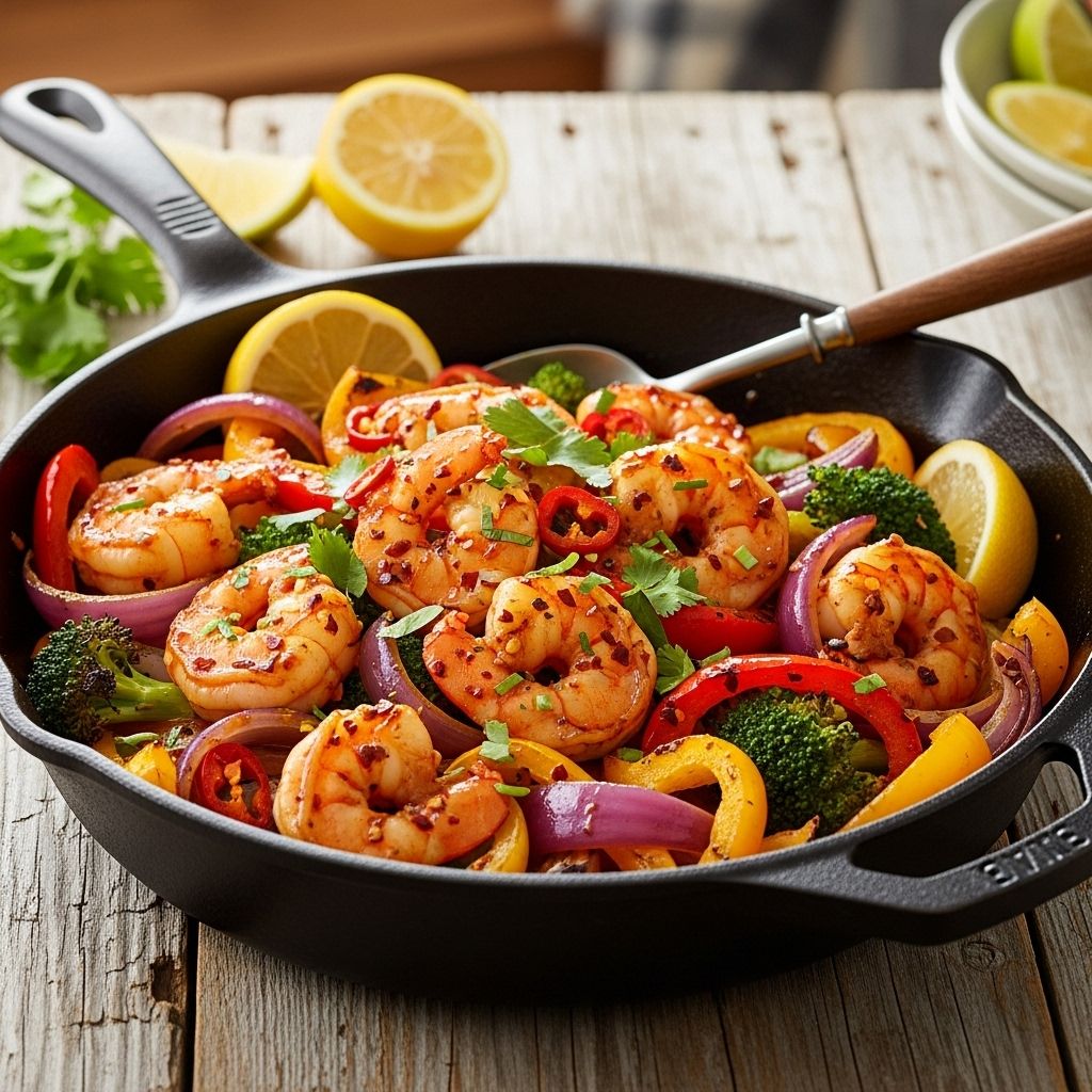 Shell-on morsels soak up a zesty, buttery sauce that invites communal dipping.