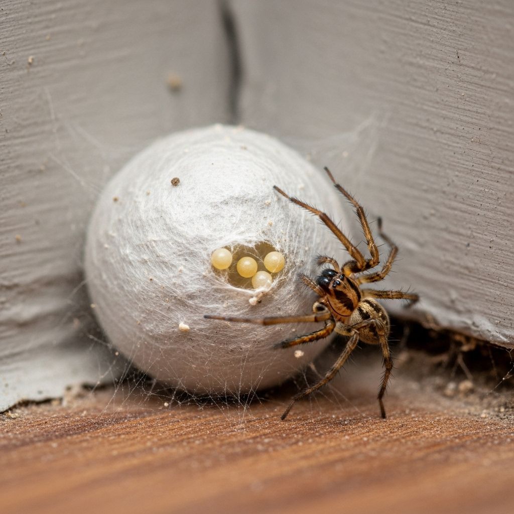 Finding hidden nursery sacs in dark spaces helps you stop hatchlings from spreading.