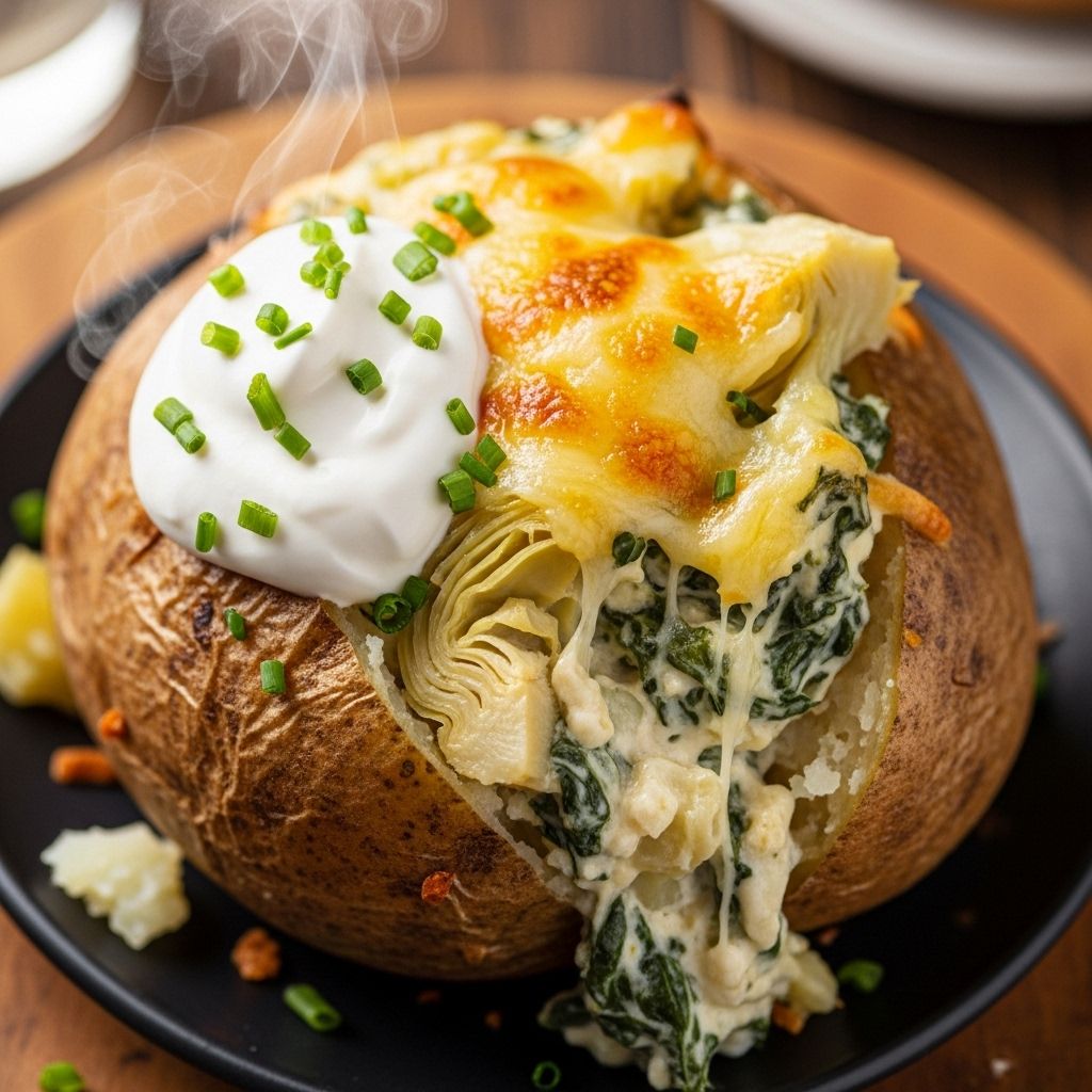 A gooey, cheesy filling transforms humble spuds into a shareable crowd-pleaser.