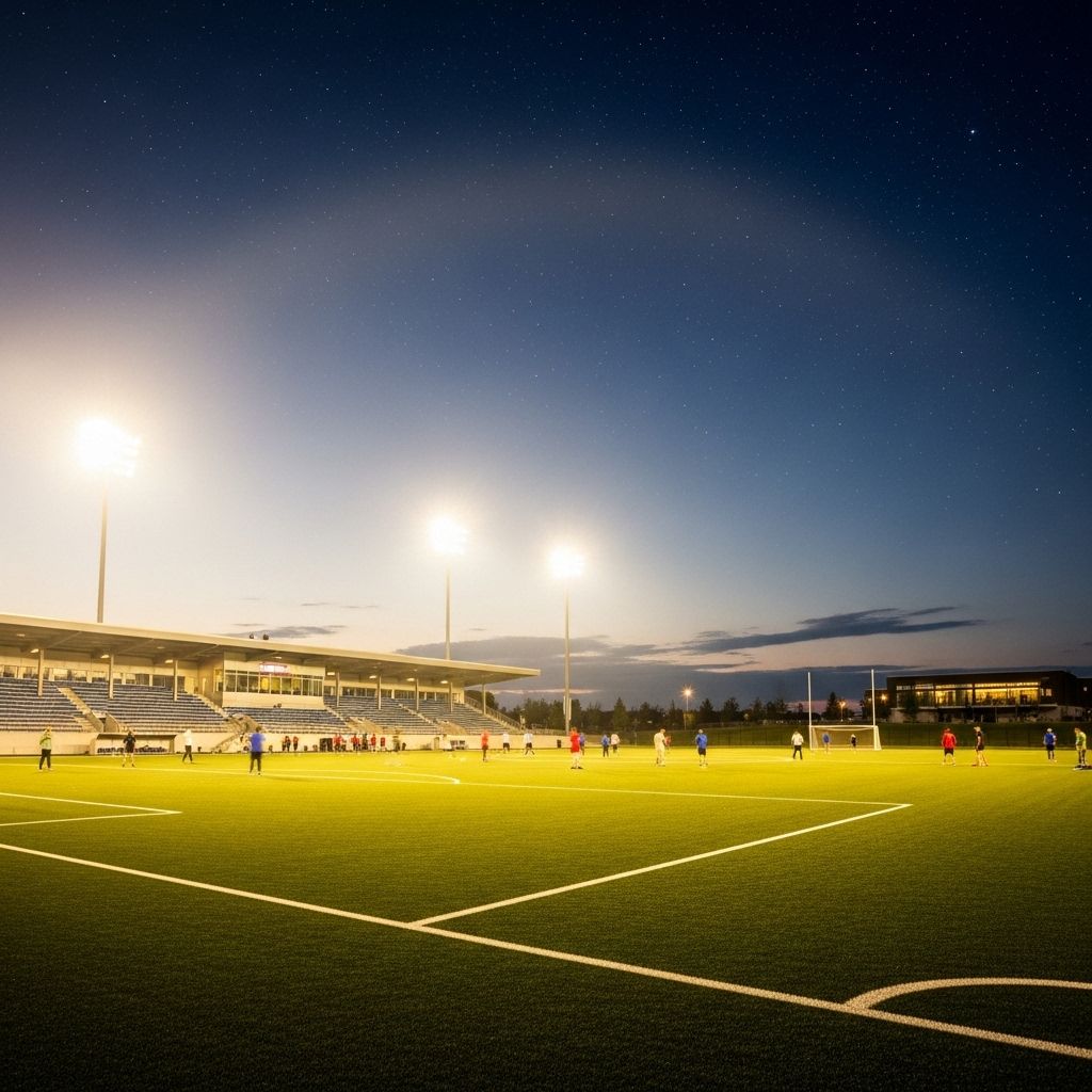 Exploring the environmental impact of sports lighting and innovative solutions to preserve the beauty of the night sky.