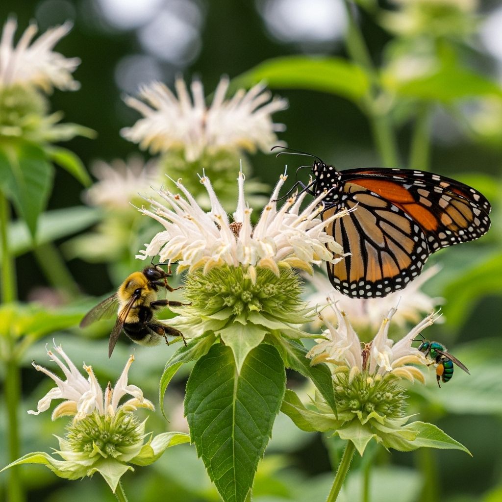 A thyme-scented wildflower that reseeds freely and thrives in dry, sunny spots.