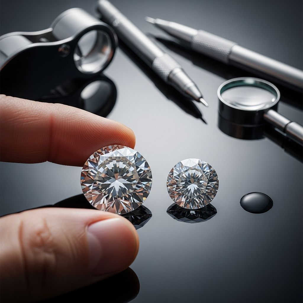 Master the art of identifying real versus fake diamonds with visual clues, home tests, and science-backed techniques.