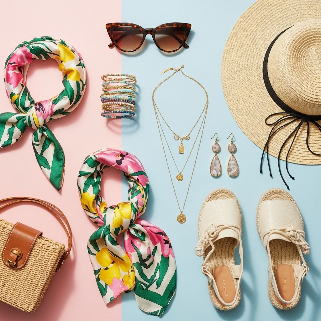 Brighten your spring with bold accessories—from colorful sunglasses to vibrant belts and playful phone cases.