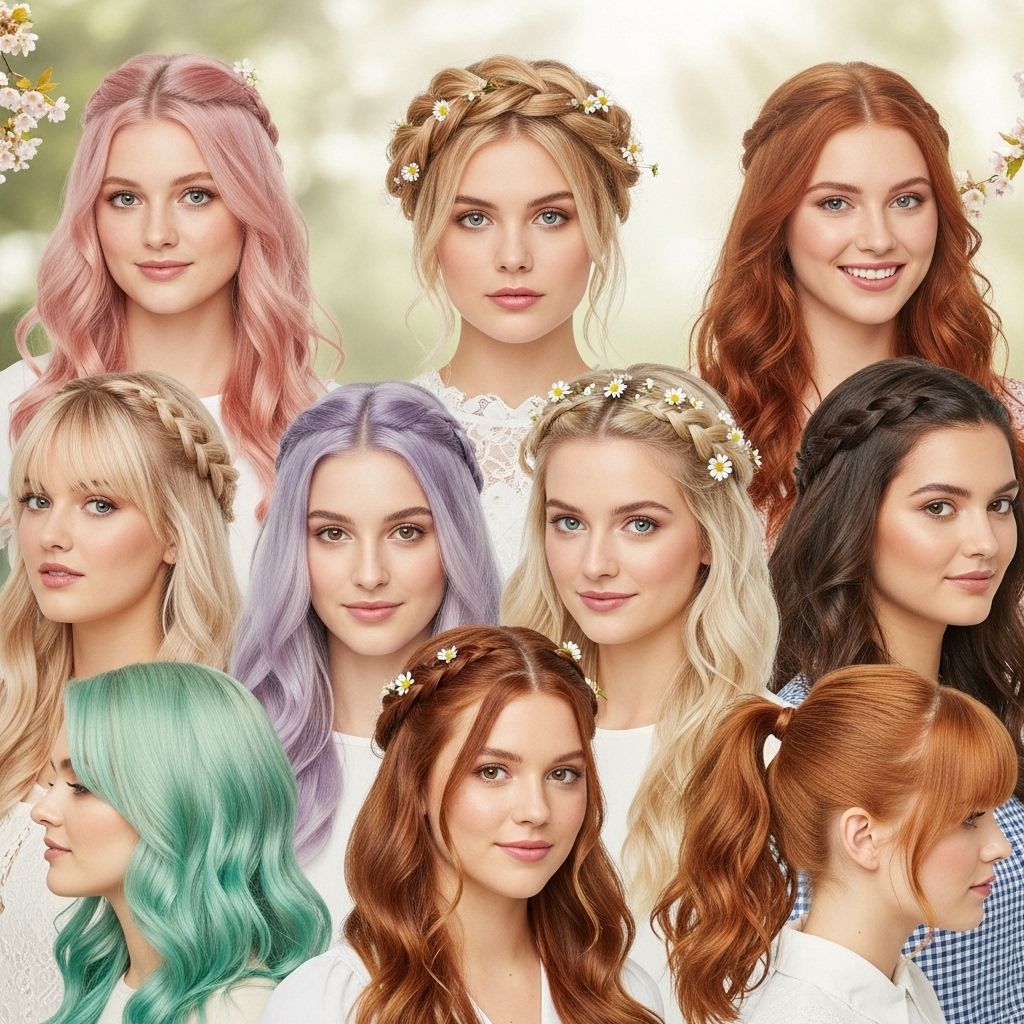 From pearl-studded updos to bold colors and major hair accessories, spring 2020’s hottest hair trends are playful, polished, and totally wearable.