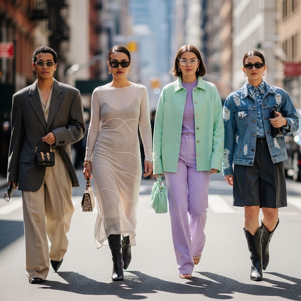 From genie pants to lacy legs, these street style highlights took over New York Fashion Week Spring 2026—here’s what you’ll wear next.