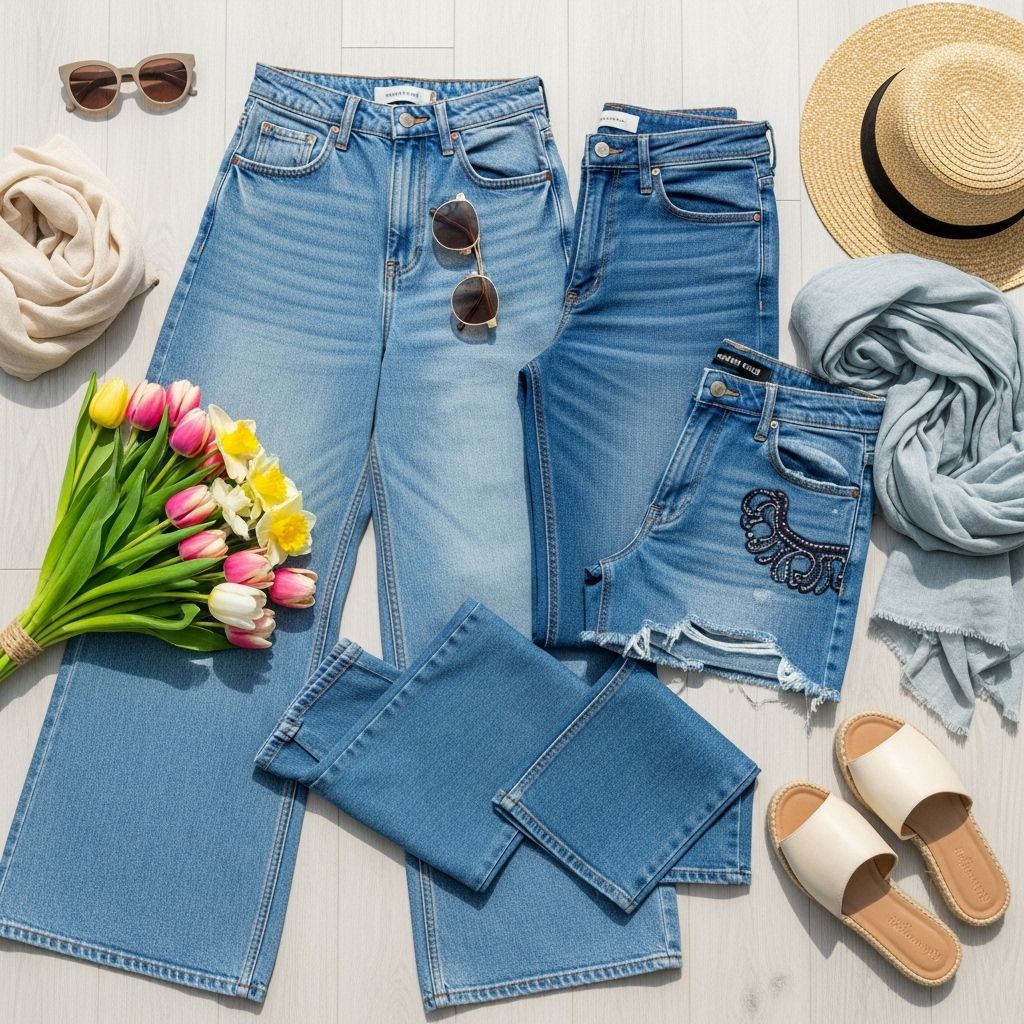 Explore 2025’s must-have denim trends: from bold barrel-leg and relaxed bootcuts to fresh asymmetrical waistbands, elevate your spring wardrobe now.