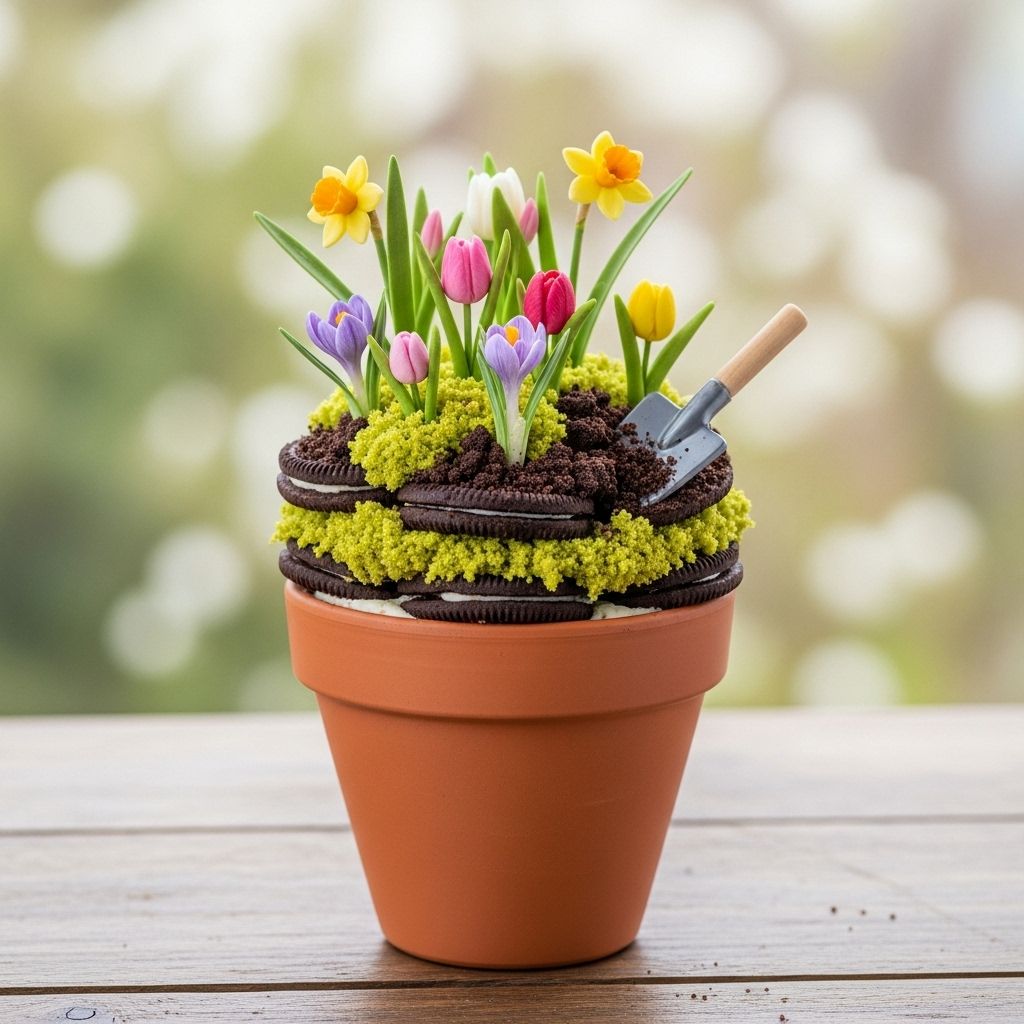 Turn pantry staples into charming, garden-themed desserts that spark nostalgic delight.