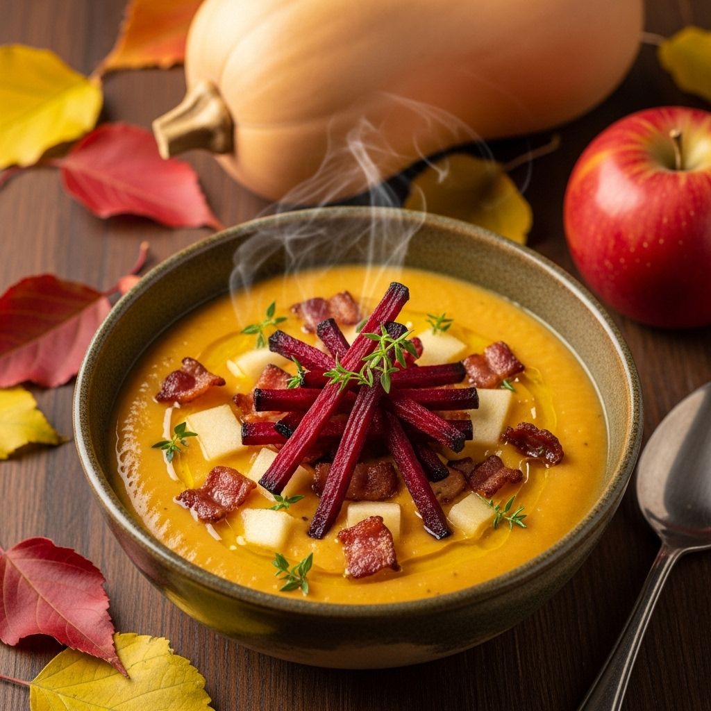 This vibrant dish brings creamy sweetness and smoky crunch to elevate autumn gatherings.