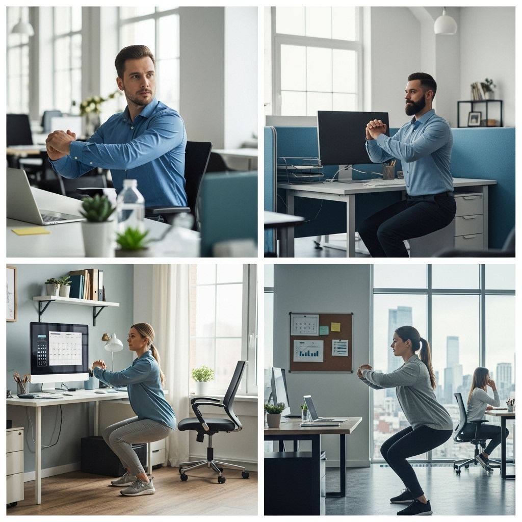 How Squat Breaks at Work Can Transform Your Health and Productivity Brief standing exercises can turn deskbound hours into renewed energy and clearer focus.