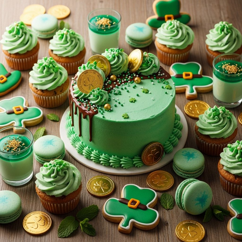 Green-hued confections that marry classic flavors with playful, party-ready flair.