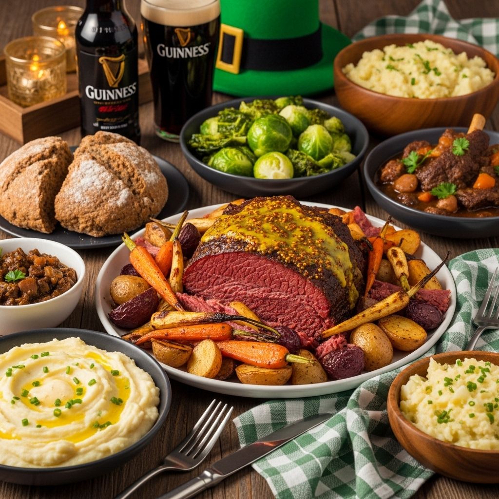 Celebrate with inventive Irish recipes that blend tradition and contemporary flavors.
