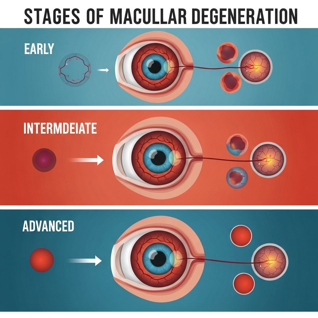Learn about the types, stages, symptoms, and treatments for macular degeneration, including guidance on preserving vision and eye health.