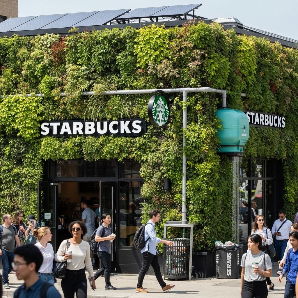Starbucks Greener Stores: Sustainability Efforts and Their Cultural Limits Starbucks' Greener Store push sets sustainability benchmarks, but deeper cultural changes are crucial for lasting impact.