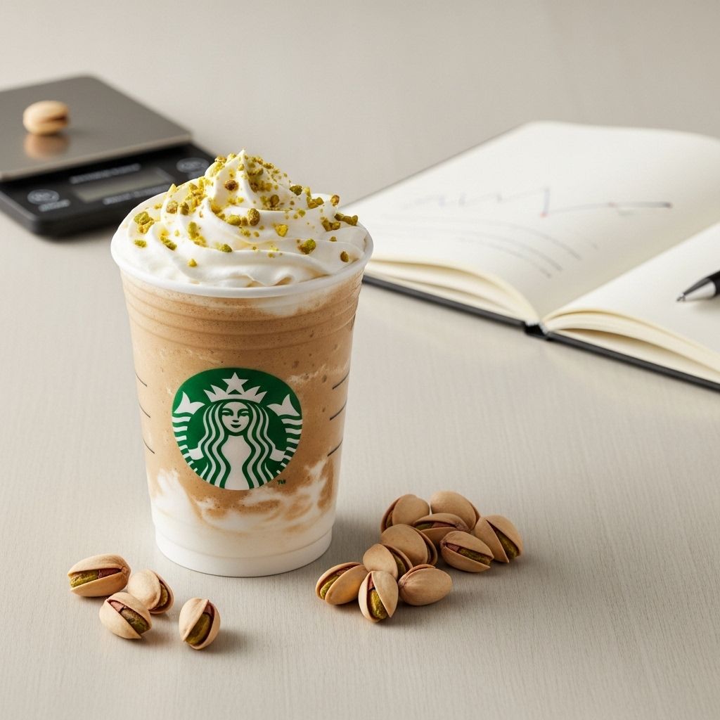 Unwrapping the Nutritional Truth about Starbucks Pistachio Latte: Calories, Fat, Sugar, and Health Considerations