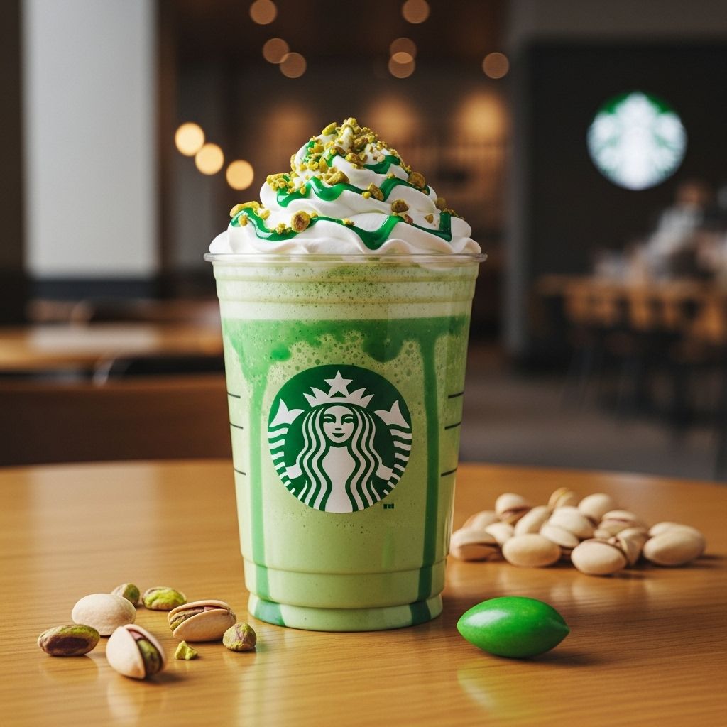 Uncover the ingredients, nutrition facts, and health impact of Starbucks' beloved Pistachio Latte—served hot or iced and always flavorful.