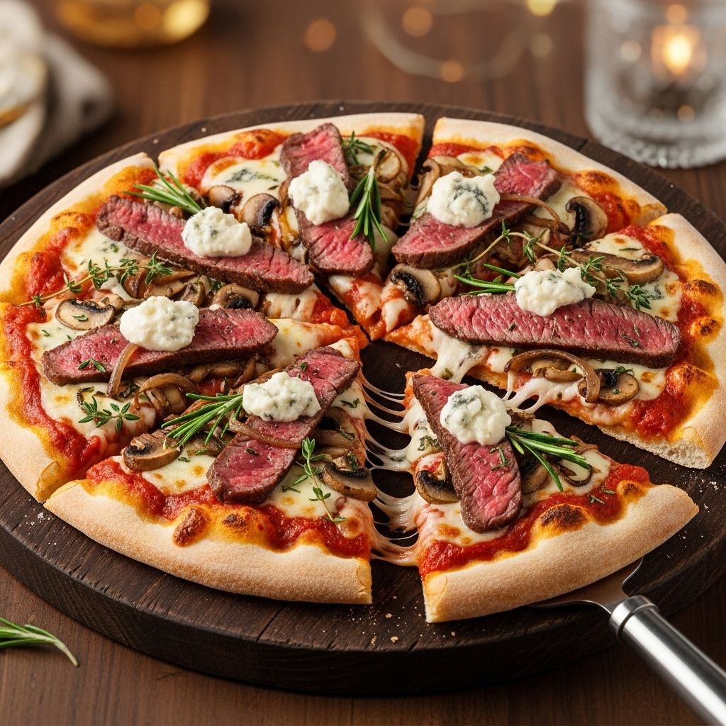 Juicy beef meets sweet balsamic onions and melted cheese for an unforgettable rich bite.