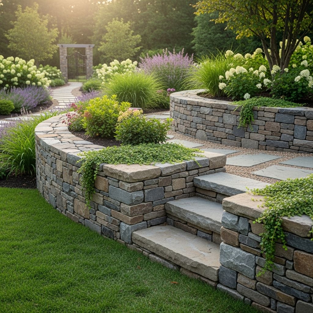 Textured boundaries can transform your yard into a serene retreat with lasting character.