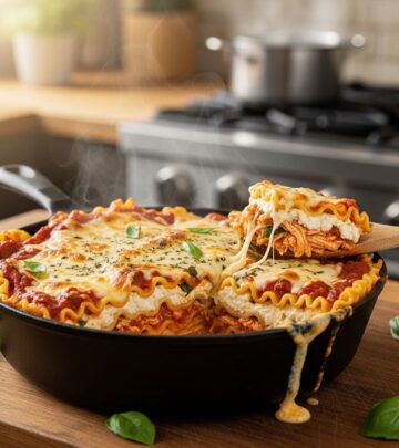 Skip the oven and messy layers for speedy lasagna flavor straight from your skillet.