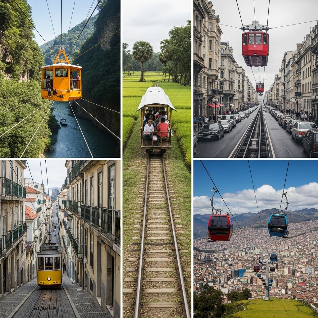 Exploring the World’s Strangest Public Transit Systems From hanging trains to cable cars and human-powered rides, discover the most unusual transit systems across the globe.