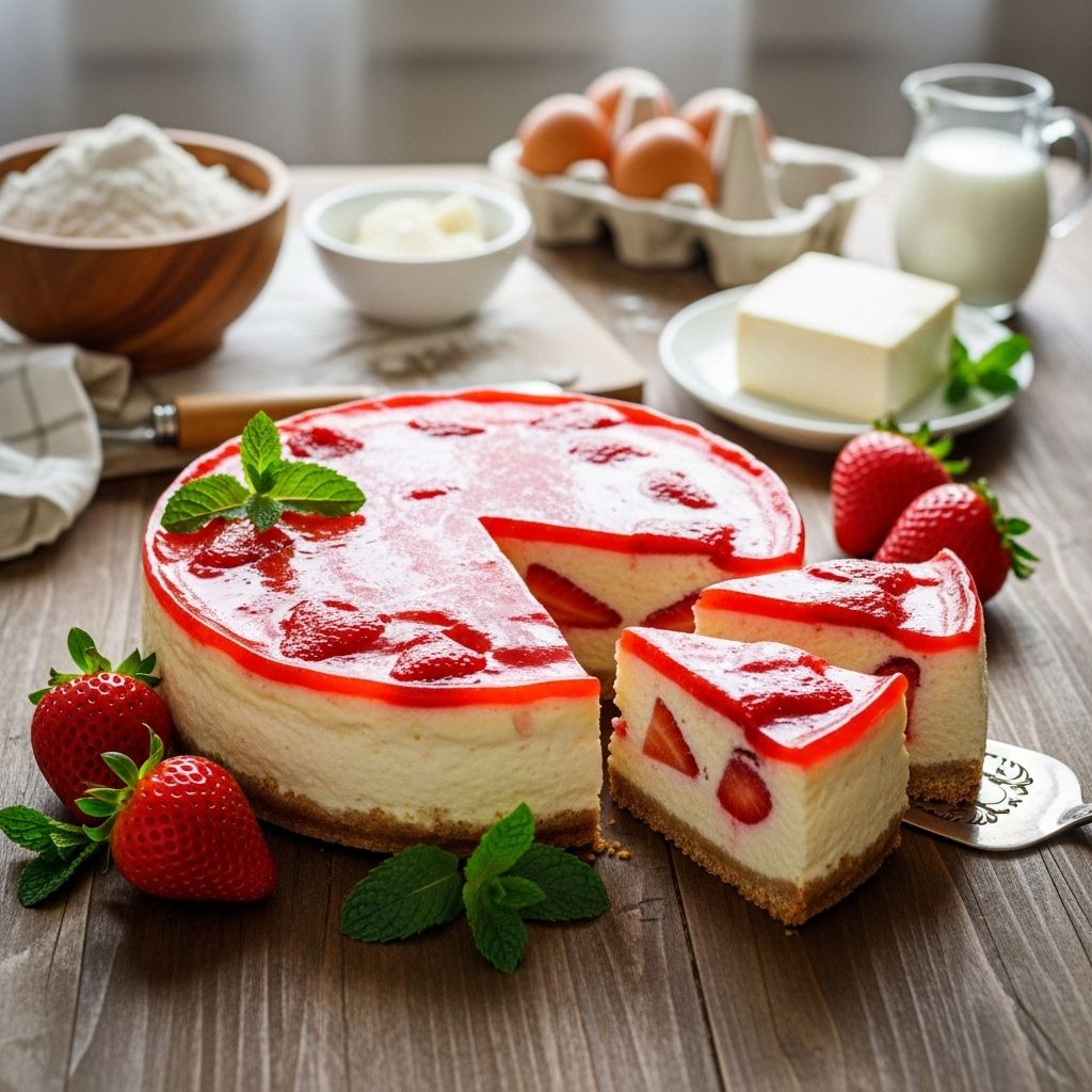 Delight in cloud-like creaminess, a buttery crust, and vibrant fruit compote.