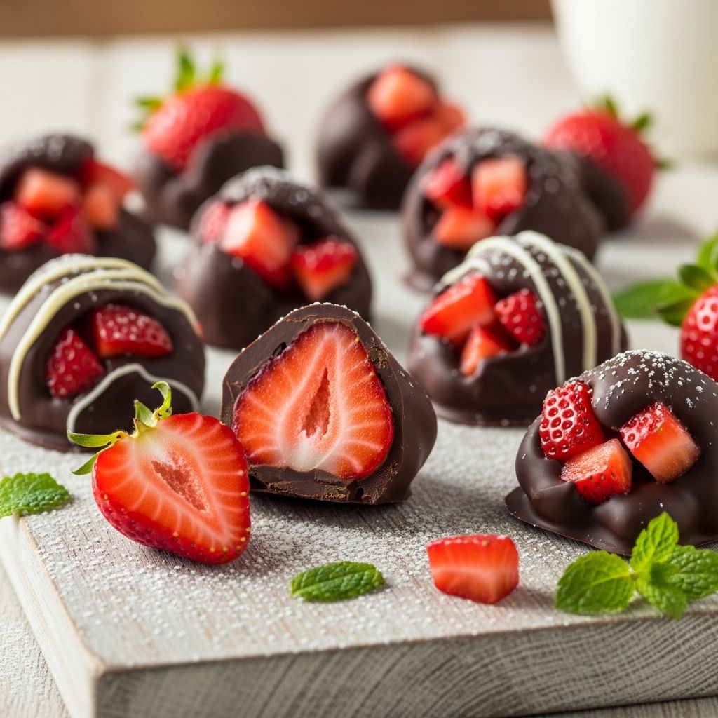 Discover how to make irresistibly healthy strawberry chocolate clusters—the perfect blend of fruit, yogurt, and chocolate for every sweet tooth.