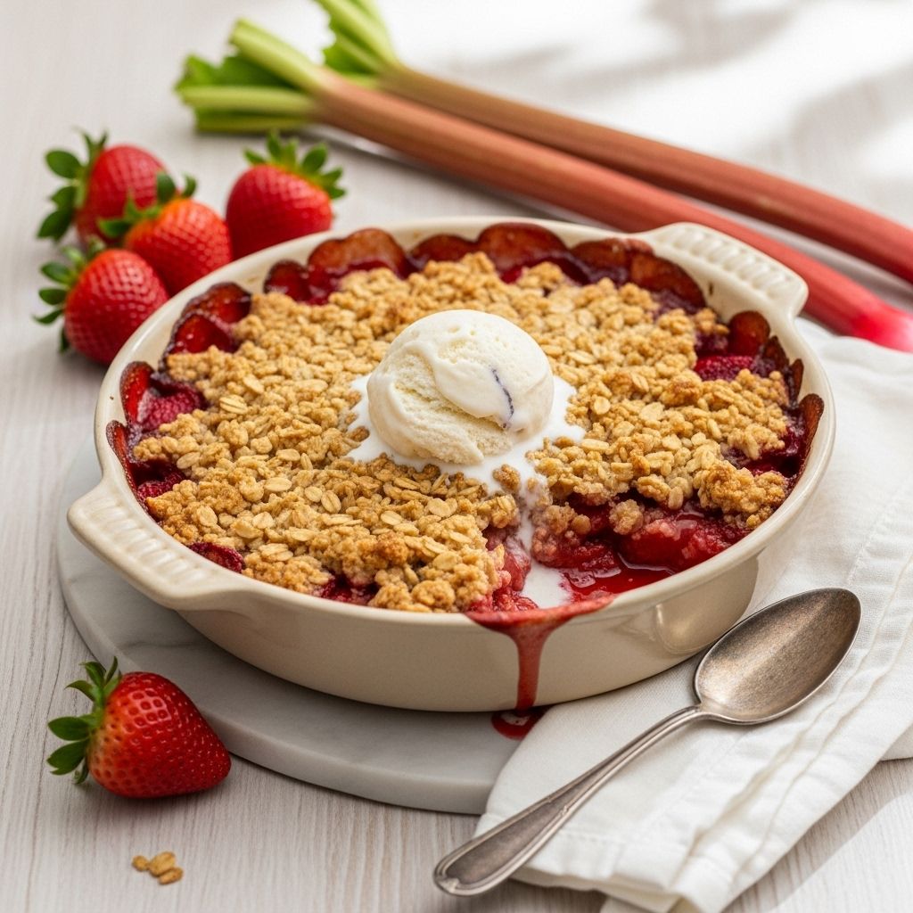 Every bite reveals the perfect harmony of juicy fruit and crunchy oats straight from the oven.