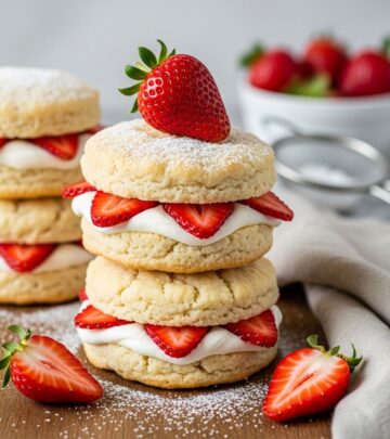 Bright berry filling and crisp buttery layers elevate any summer gathering.