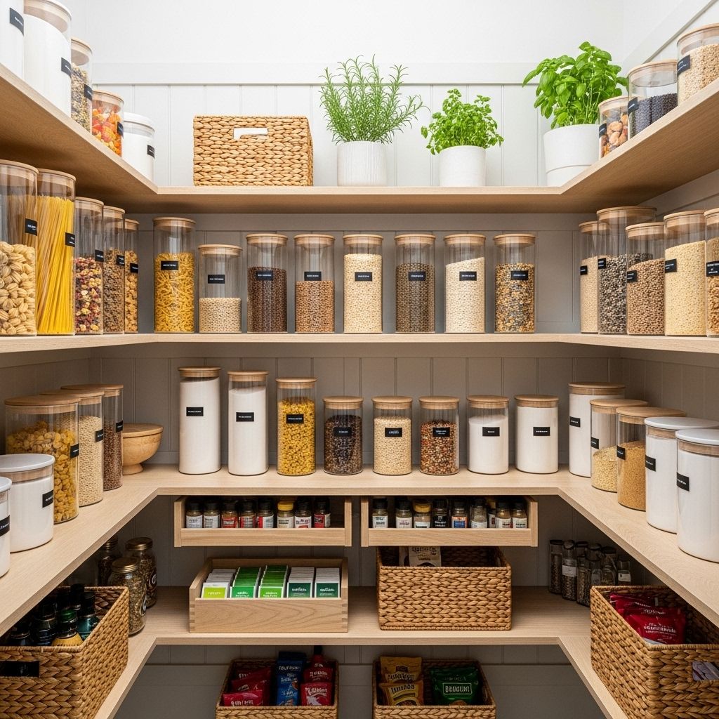 Modern shelf hacks bring order and elegance to your kitchen cabinets and counters.
