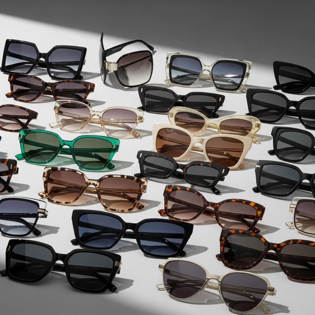 Find your perfect pair from timeless classics to bold shapes with the most fashionable sunglasses for every face shape and style.