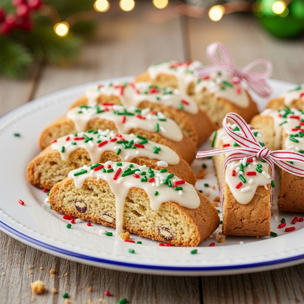 Sugar Cookie Biscotti: Festive, Crunchy, and Perfect for Holidays Crunchy twice-baked cookies that stay fresh for a week, adding color to every occasion.
