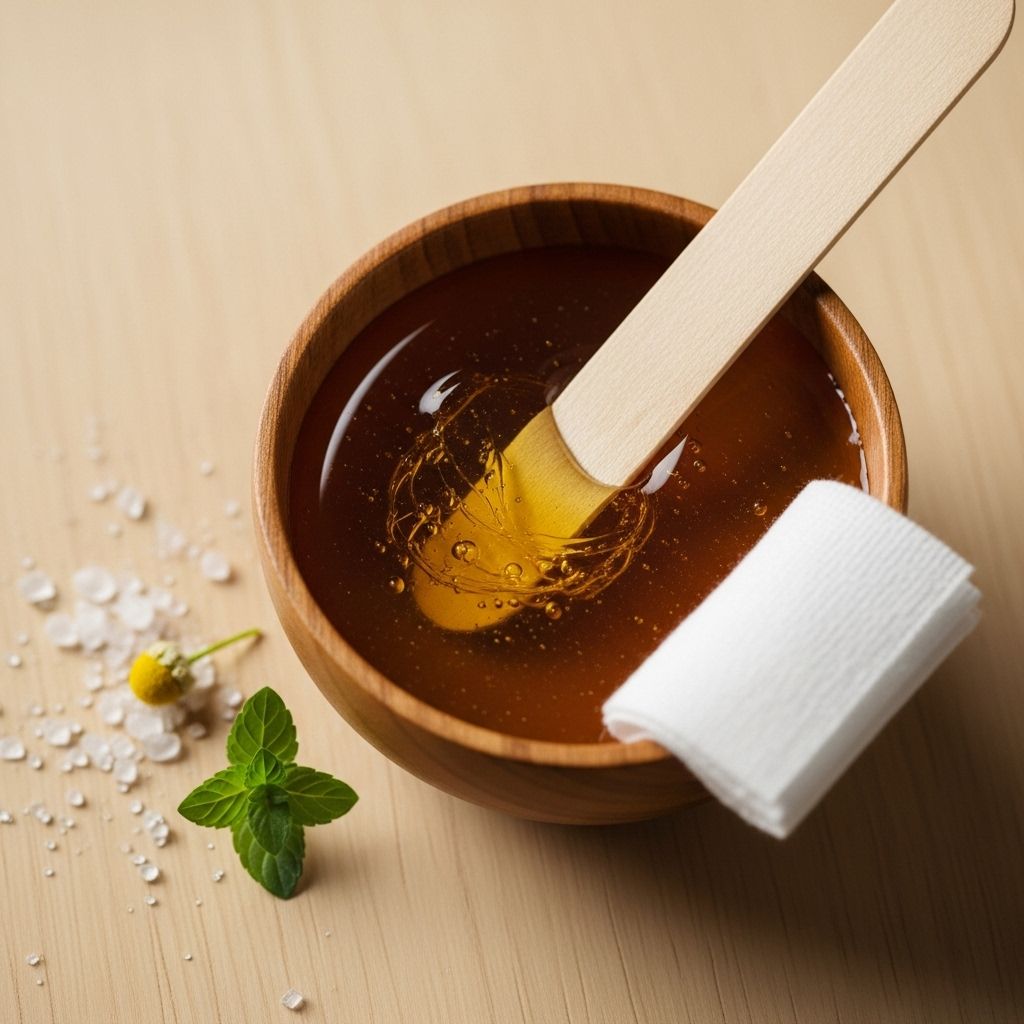 All about sugaring wax: how it works, benefits, comparisons to waxing, what to expect, expert insights, and more.