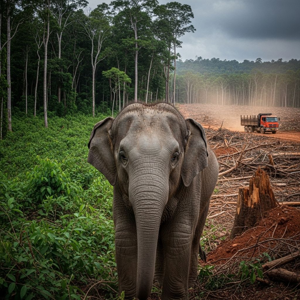 Why Sumatran Elephants Are Critically Endangered Sumatran elephants face imminent extinction due to severe habitat loss and escalating human-wildlife conflict.