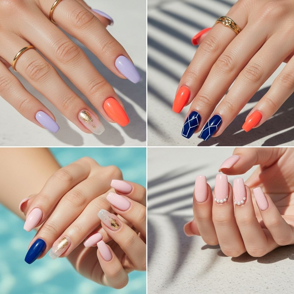 Discover the season's most stunning nail looks, from bold brights to subtle nudes, as top artists reveal must-try styles for summer 2024.