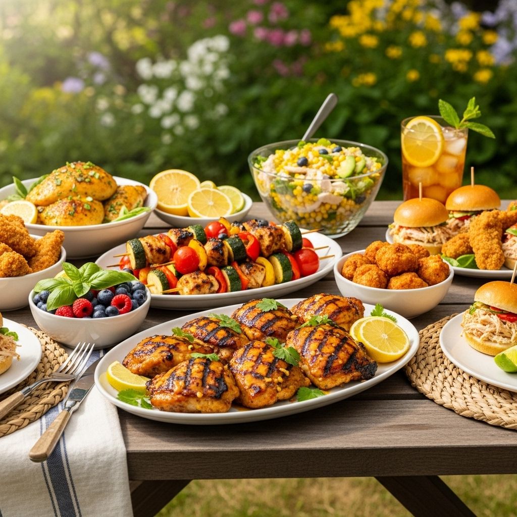 Fresh aromatics meet bold spices in unforgettable dishes for warm-weather gatherings.