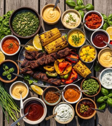 Homemade sauces and relishes transform every BBQ into a flavor-packed outdoor feast.