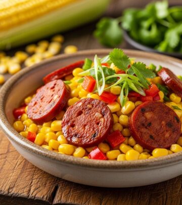 Bright pops of sweetness and spice make this skillet dish the star of any summer meal.