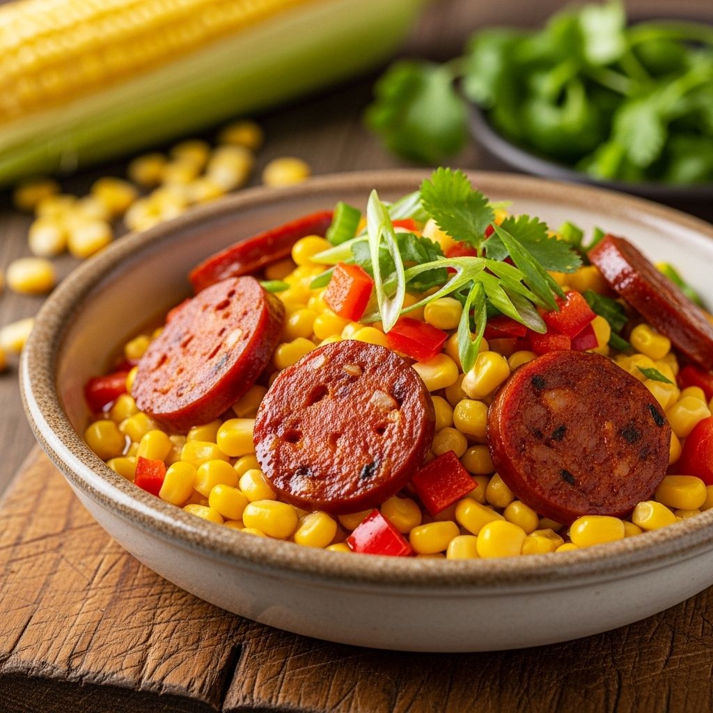 Bright pops of sweetness and spice make this skillet dish the star of any summer meal.