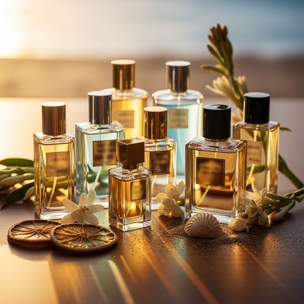 Discover the evolution of summer fragrances for 2025, featuring nostalgic, sun-warmed notes, savory twists, and understated elegance.