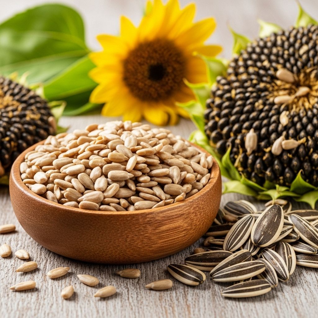 Sunflower Seeds: Nutrition, Benefits, and How to Eat for Better Health A nutrient-rich snack loaded with antioxidants and healthy fats to fuel your day.