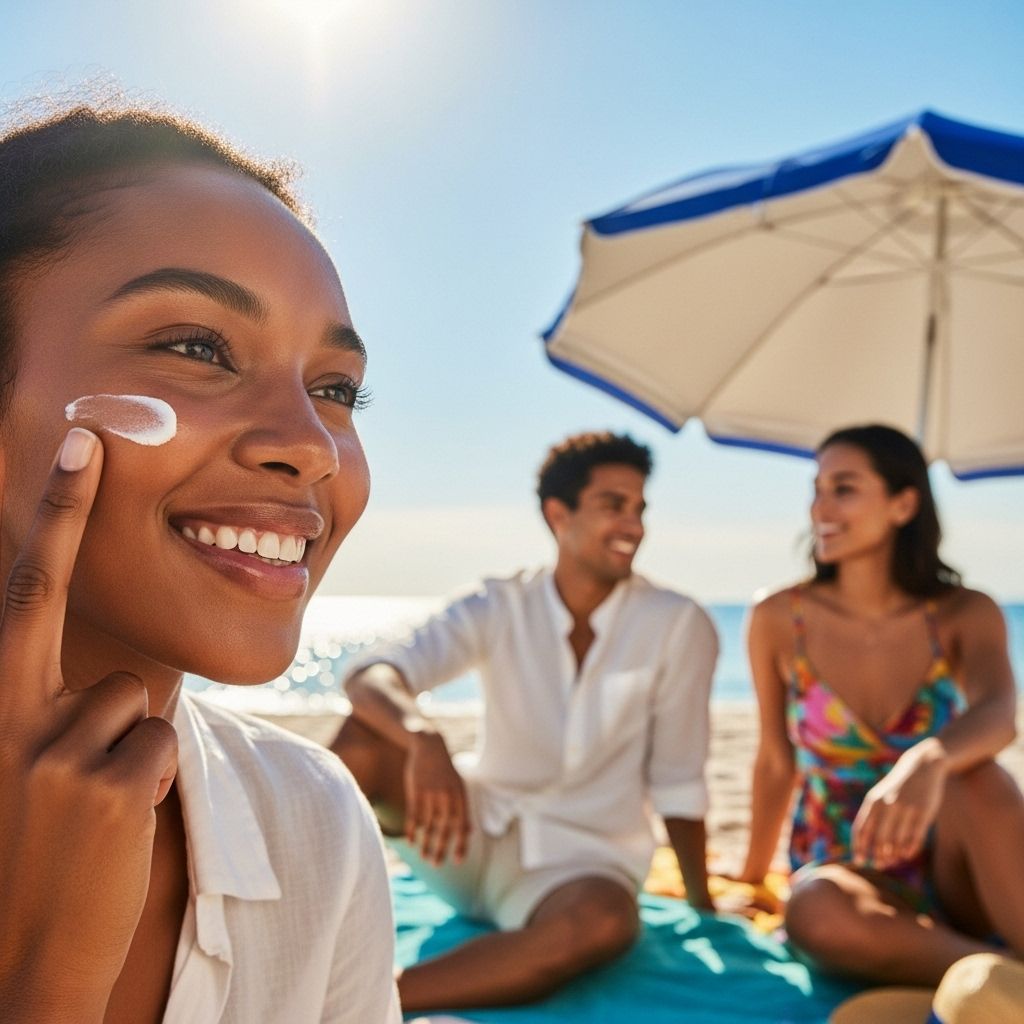 Dispelling myths and offering expert advice on sun protection tailored for darker skin tones, with dermatologist-backed recommendations.