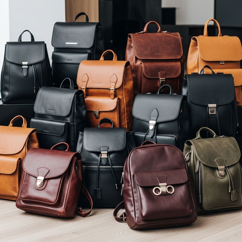 Upgrade your daily essentials with these standout leather backpacks designed to blend style, practicality, and long-lasting quality.