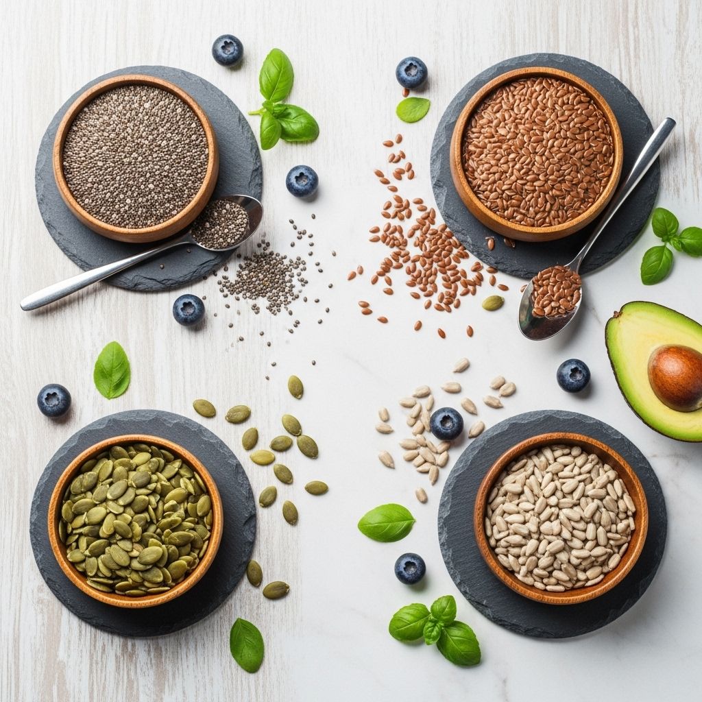 Discover the powerhouse nutrition and health benefits of chia, flax, hemp, and pumpkin seeds—plus the best ways to enjoy them daily.